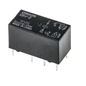 Omron PCB Signal Relay, 12V dc Coil, 2A Switching Current, DPDT G5V-2 DC12