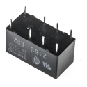Omron PCB Signal Relay, 12V dc Coil, 2A Switching Current, DPDT G5V-2 DC12