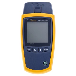 Fluke Networks MICROSCANNER 2 KIT Network Cable Tester RJ11, RJ45, Coaxial Battery Operated LCD Display MS2-KIT/RS