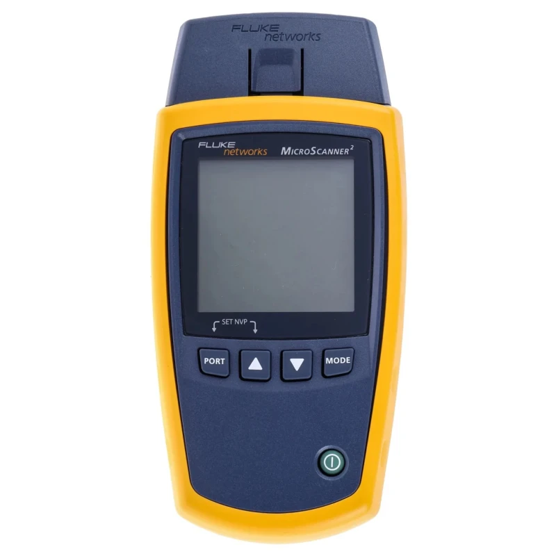 Fluke Networks MICROSCANNER 2 KIT Network Cable Tester RJ11, RJ45, Coaxial Battery Operated LCD Display MS2-KIT/RS