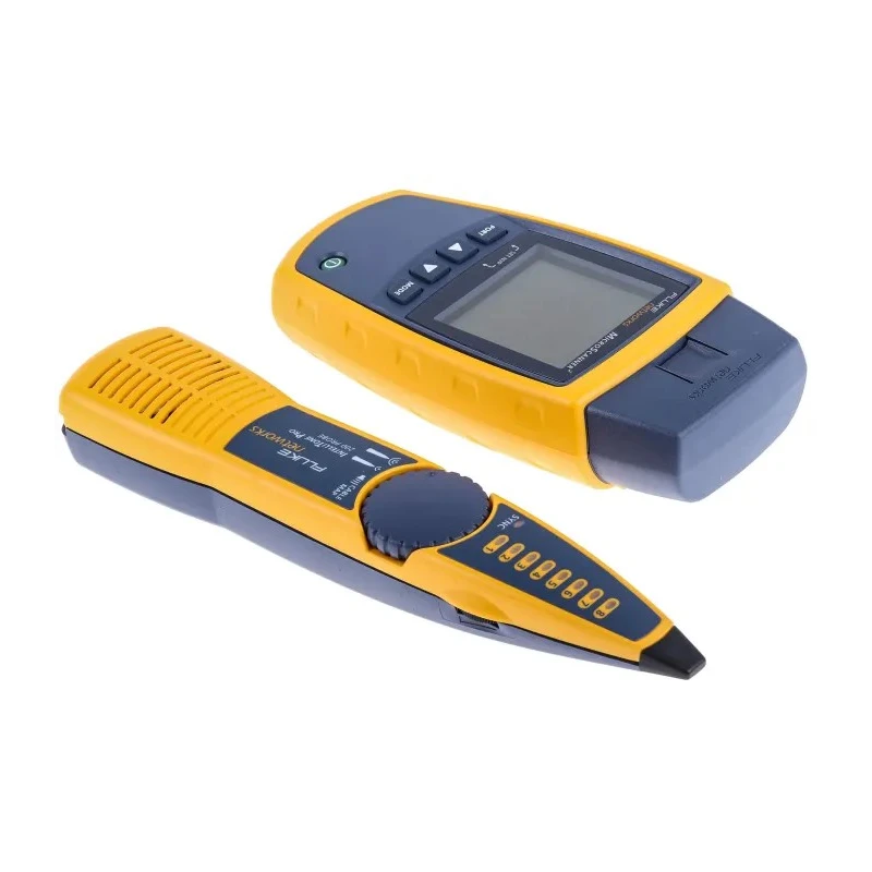 Fluke Networks MICROSCANNER 2 KIT Network Cable Tester RJ11, RJ45, Coaxial Battery Operated LCD Display MS2-KIT/RS