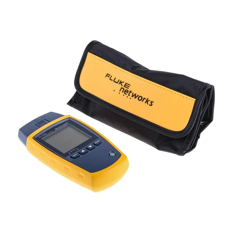 Fluke Networks MICROSCANNER 2 KIT Network Cable Tester RJ11, RJ45, Coaxial Battery Operated LCD Display MS2-KIT/RS