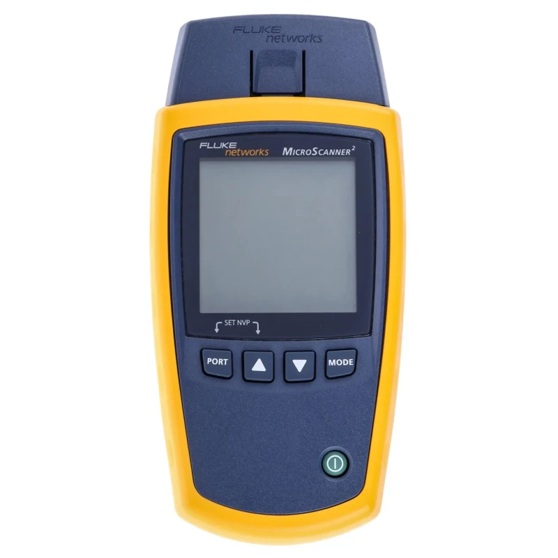 Fluke Networks MICROSCANNER 2 Network Cable Tester RJ11 RJ45 Coaxial Battery Powered 