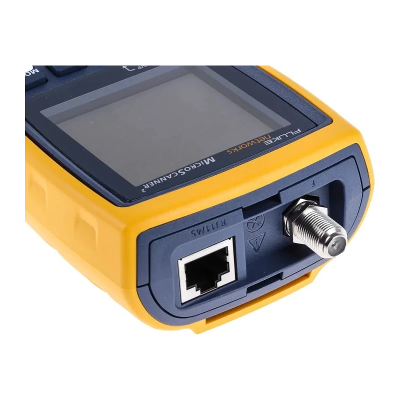 Fluke Networks MICROSCANNER 2 Network Cable Tester RJ11 RJ45 Coaxial Battery Powered 