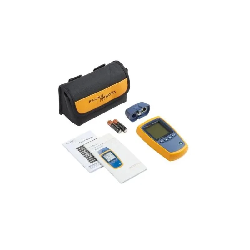 Fluke Networks MICROSCANNER 2 Network Cable Tester RJ11 RJ45 Coaxial Battery Powered 