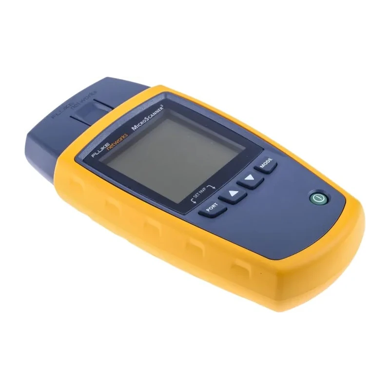Fluke Networks MICROSCANNER 2 Network Cable Tester RJ11 RJ45 Coaxial Battery Powered 