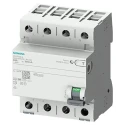 Siemens 5SV3 Series Residual Current Circuit Breaker 30mA 3+N-Pole Type B 10 kA 60 V dc 400V ac 5SV3346-4