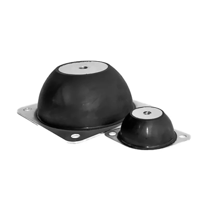 RS PRO Oval M10 Anti-Vibration Mount Male Buffer Foot 59 mm Outside Diameter 25 mm Overall Height 70 Shore A Rubber 189-3226