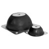 RS PRO Oval M10 Anti-Vibration Mount Male Buffer Foot 59 mm Outside Diameter 25 mm Overall Height 70 Shore A Rubber 189-3226