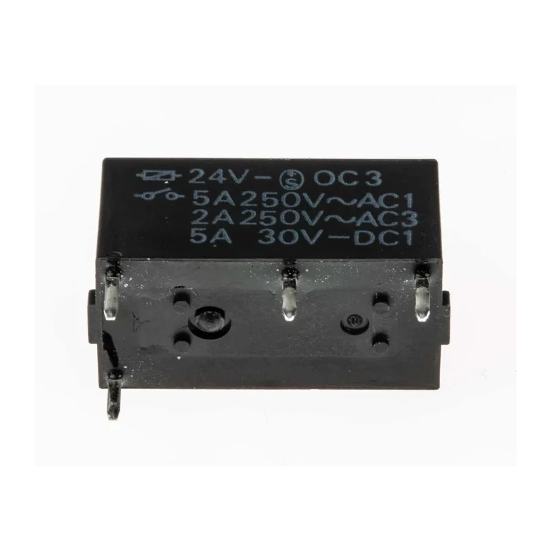 Omron PCB Power Relay with 24V DC Coil Voltage, 5A Switching Current, SPST Contact Configuration, PCB G6B-1114P-US-SV DC24