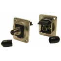 RS PRO Panel XLR Connector, Straight, 250V, Nickel Plating 189-3953