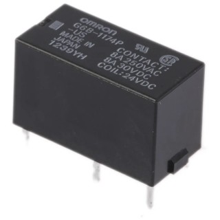 Omron PCB Power Relay SPST 24V DC Coil 8A Switching Current G6B-1174P-US DC24