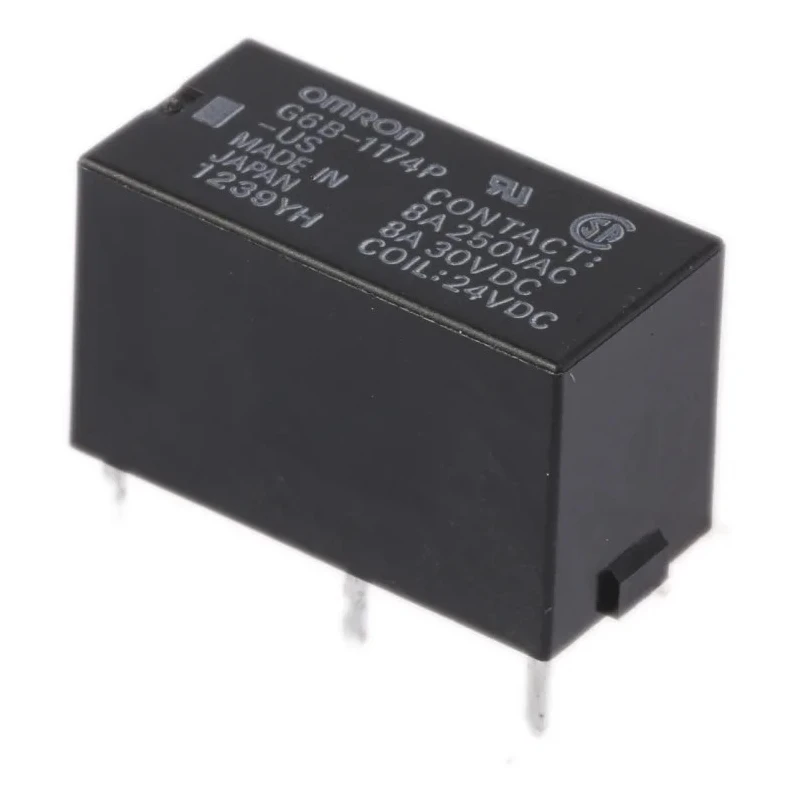 Omron PCB Power Relay SPST 24V DC Coil 8A Switching Current G6B-1174P-US DC24