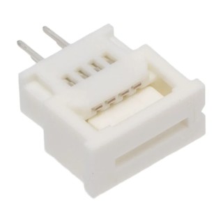 Molex 1.25 mm Pitch 4 Way Straight Female FPC Connector Through Hole Solder Termination 39-53-2045