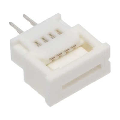 Molex 1.25 mm Pitch 4 Way Straight Female FPC Connector Through Hole Solder Termination 39-53-2045