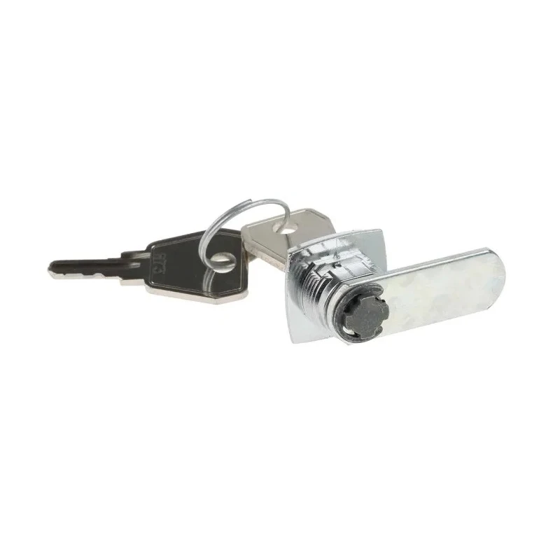Euro-Locks a Lowe & Fletcher group Company Mini Square-head Camlock 8mm Panel to Tongue with Key Unlock 0207012