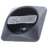 Euro-Locks a Lowe & Fletcher group Company Black Metal Plastic Flush Locking Handle 87mm 1691082