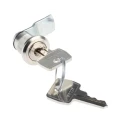 Euro-Locks a Lowe & Fletcher group Company Chrome Finish Keyed Camlock 15.5 mm Panel-to-Tongue B233017