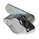 Euro-Locks a Lowe & Fletcher Group Company Chrome Finish Camlock Maximum Panel Thickness 12mm 4463012