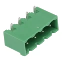 Phoenix Contact MSTBA 2.5/ 4-G-5.08 Series Pluggable Terminal Block, 4-Contact, 5.08 mm Pitch, 1 Row, 12A, 400V 1757268
