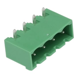 Phoenix Contact MSTBA 2.5/ 4-G-5.08 Series Pluggable Terminal Block, 4-Contact, 5.08 mm Pitch, 1 Row, 12A, 400V 1757268