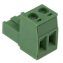Phoenix Contact MSTB 2.5/2-5.08 Series Pluggable Terminal Block, 2-Contact, 5.08 mm Pitch, 1 Row, 630V, 12A 1757019