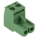 Phoenix Contact MSTB 2.5/2-5.08 Series Pluggable Terminal Block, 2-Contact, 5.08 mm Pitch, 1 Row, 630V, 12A 1757019