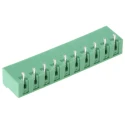Phoenix Contact Pluggable Terminal Block 10-Contact 5.08 mm Pitch Right Angle Polyamide Housing 12A 400V MSTBA 1757323