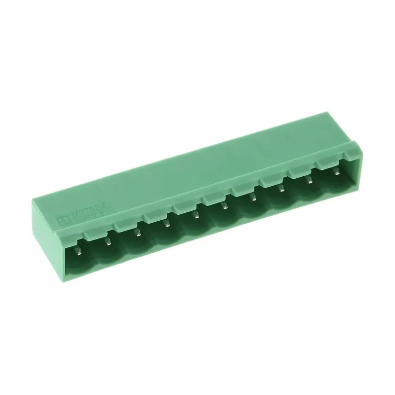 Phoenix Contact Pluggable Terminal Block 10-Contact 5.08 mm Pitch Right Angle Polyamide Housing 12A 400V MSTBA 1757323