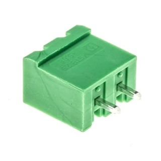 Phoenix Contact MSTBVA 2.5/ 2-G-5.08 Series Pluggable Terminal Block, 2-Contact, 5.08 mm Pitch, 1 Row, 12A, 400V 1755736
