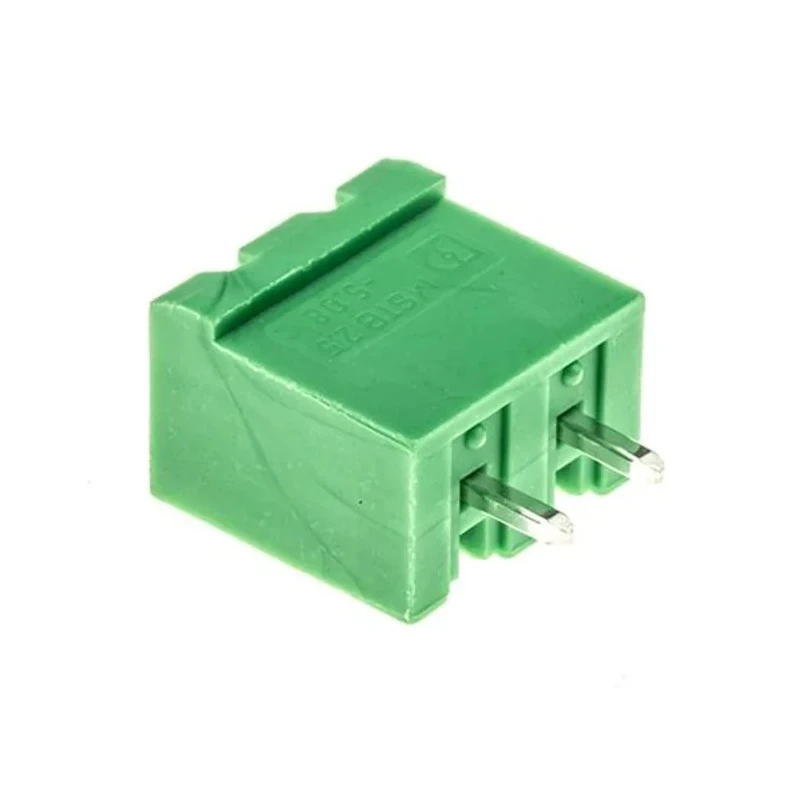 Phoenix Contact MSTBVA 2.5/ 2-G-5.08 Series Pluggable Terminal Block, 2-Contact, 5.08 mm Pitch, 1 Row, 12A, 400V 1755736
