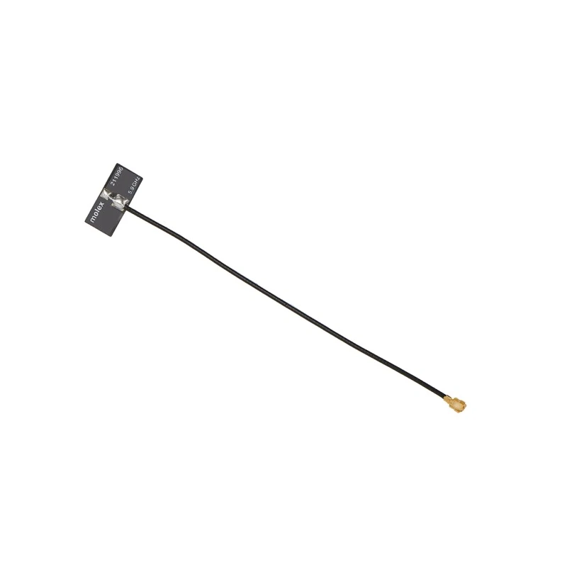 Molex Patch WiFi Antenna with UFL/IPEX MHF Connector Bluetooth (BLE) WiFi 5.8–5.9GHz Gain 5.5dBi Cable Length 211996-0100