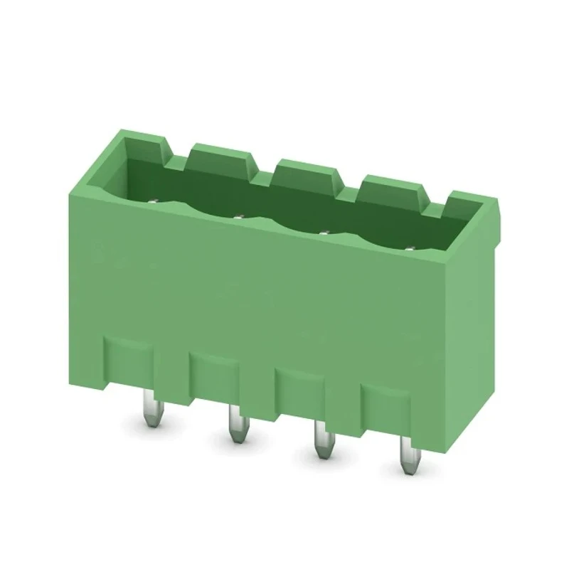 Phoenix Contact Pluggable Terminal Block 4-Contact 5.08 mm Pitch 1 Row 400V 12A Polyamide Housing 1755752