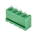 Phoenix Contact Pluggable Terminal Block 4-Contact 5.08 mm Pitch 1 Row 400V 12A Polyamide Housing 1755752
