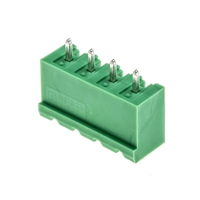 Phoenix Contact Pluggable Terminal Block 4-Contact 5.08 mm Pitch 1 Row 400V 12A Polyamide Housing 1755752