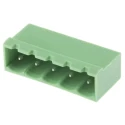Phoenix Contact Pluggable Terminal Block MSTBVA 2.5/ 5-G-5.08 Series, 5-Contact, 5.08 mm Pitch, 1 Row, 12A, 400V 1755765
