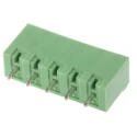 Phoenix Contact Pluggable Terminal Block MSTBVA 2.5/ 5-G-5.08 Series, 5-Contact, 5.08 mm Pitch, 1 Row, 12A, 400V 1755765