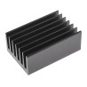 Fischer Elektronik Universal Rectangular Aluminium Heatsink, 1.5K/W Thermal Resistance, 40 mm Height, 100 mm SK100-100-SA