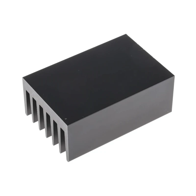 Fischer Elektronik Universal Rectangular Aluminium Heatsink, 1.5K/W Thermal Resistance, 40 mm Height, 100 mm SK100-100-SA