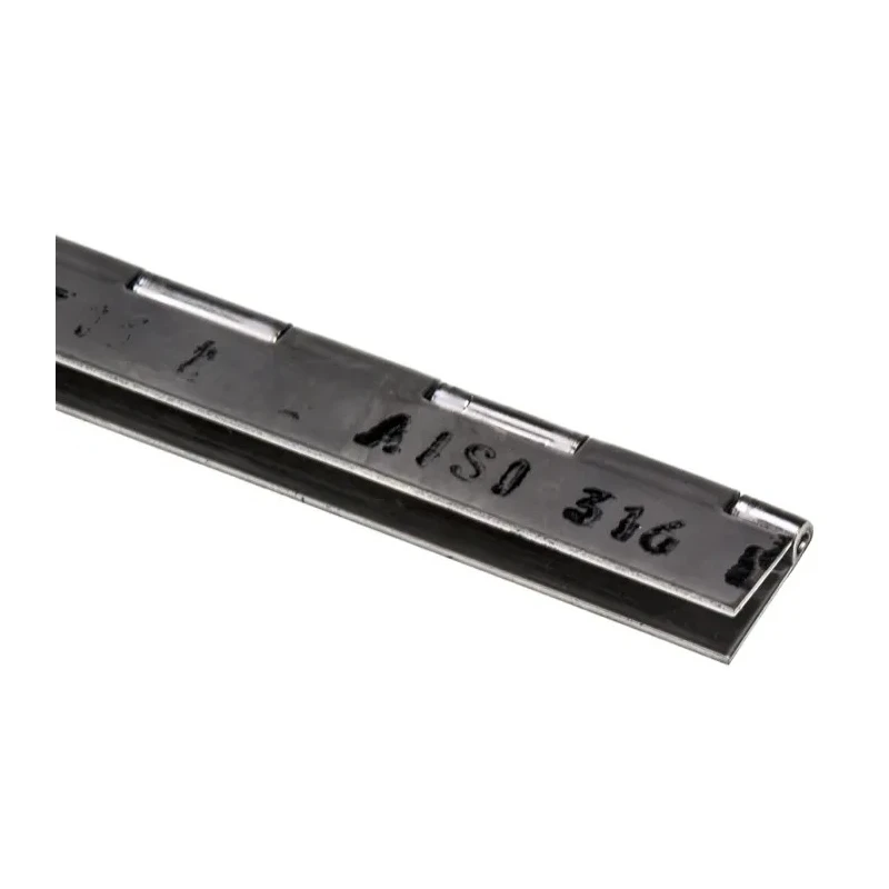 Pinet Stainless Steel Piano Hinge with Knuckle Pin 1020mm Length, 30mm Width, 1mm Thickness 347-8591