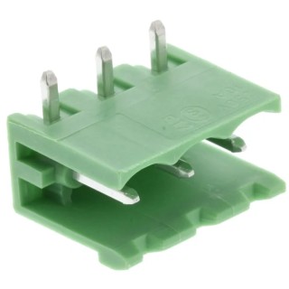 Phoenix Contact COMBICON MSTB Series Pluggable Terminal Block 3-Contact 5.08 mm Pitch 1 Row 250V 12A Housing 1759020