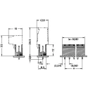 Phoenix Contact COMBICON MSTB Series Pluggable Terminal Block 3-Contact 5.08 mm Pitch 1 Row 250V 12A Housing 1759020
