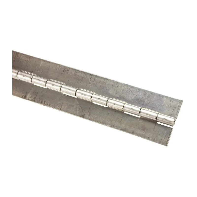 Pinet Steel Stainless Steel Piano Hinge with Knuckle Pin 1020 mm x 40 mm x 1.5 mm 347-8614