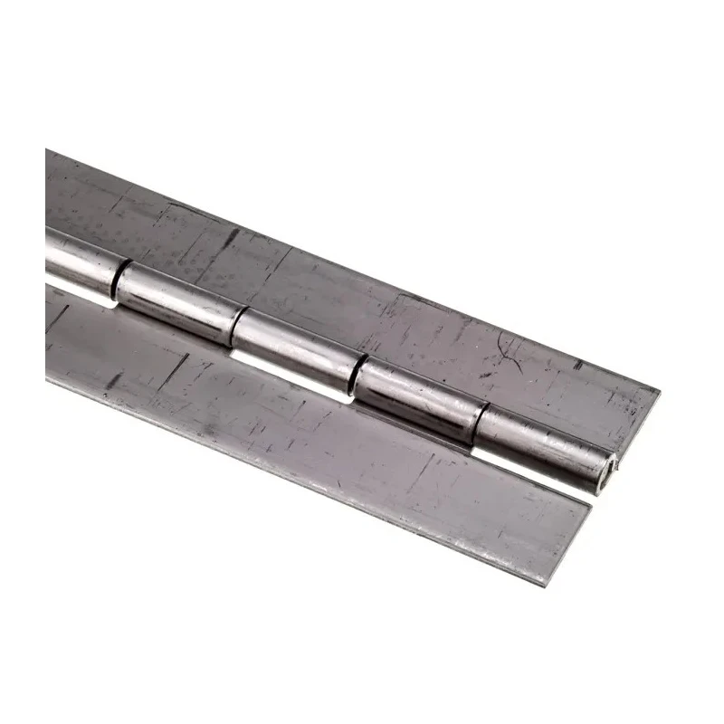 Pinet Stainless Steel Continuous Piano Hinge with Rolled Knuckle Pin 1020 mm x 60 mm x 2 mm 347-8636