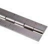 Pinet Stainless Steel Continuous Piano Hinge with Rolled Knuckle Pin 1020 mm x 60 mm x 2 mm 347-8636
