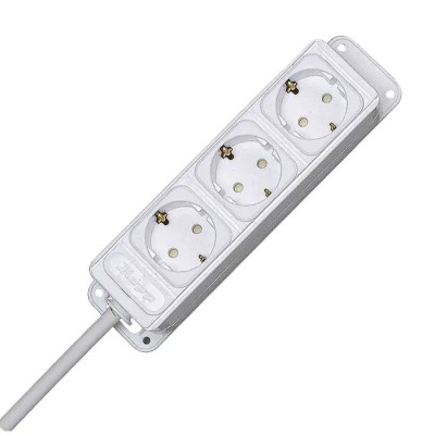Kopp 5 m 3 Socket Extension Socket 16A 250V with Surge Protection Model 127494010