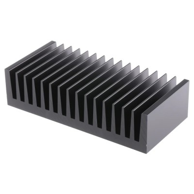 Fischer Elektronik Heatsink for Solid State Relays, Thermal Resistance 1.1°C/W, 40 mm Height, 75 mm Length, 160 SK85-75-SA