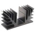 Fischer Elektronik Heatsink Black Anodised 1.75°C/W Thermal Resistance 50 mm Height 37.5 mm Length 100 mm Width SK88-37.5-SA