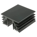 Fischer Elektronik Aluminium Black Anodised Heatsink for TO-3 Package 100mm x 100mm x 50mm SK88-100-SA