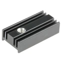 Fischer Elektronik Heatsink for WUDQVLVWRUV TO-220 Package, Aluminium Black Anodised, 36°C/W Thermal SK95-25-SA-220